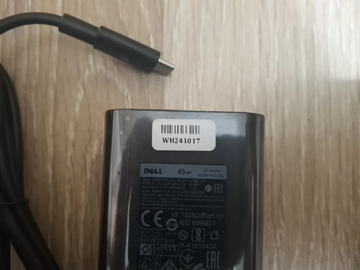 dell punjac type c usb-c 45w original novo