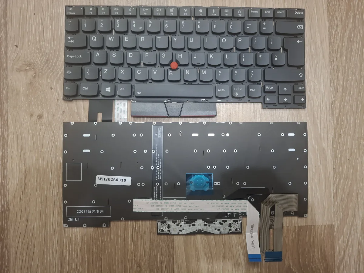 tastatura lenovo t490s t495s e490s tastatura sa osvetljenjem  veliki enter nova